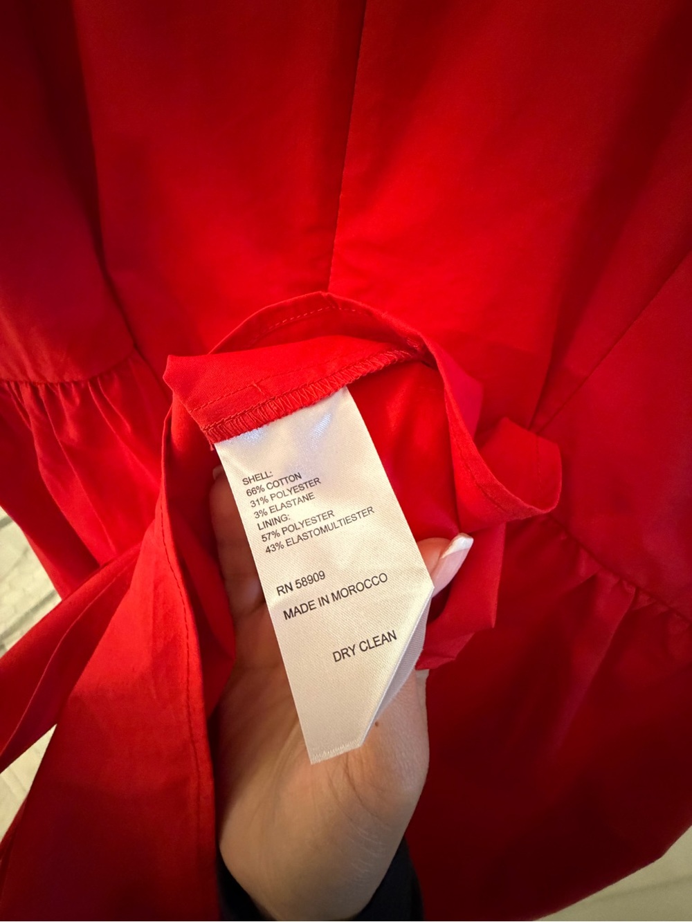 ANTONIO MELANI Red V-Neck Puff Sleeve Maxi Dress - Picture 7 of 7